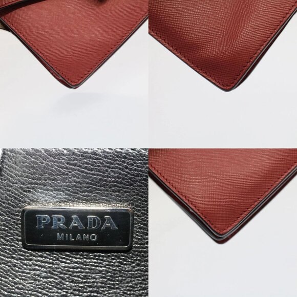 PRADA Mini Hand Bag Safiano leather 2way Pink Auth am4942V - Picture 13 of 14